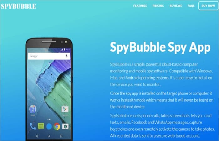 Top 10 Programas Espías Para Móviles Gratis 6 SpyBubble Programas Espías Para Móviles Gratis